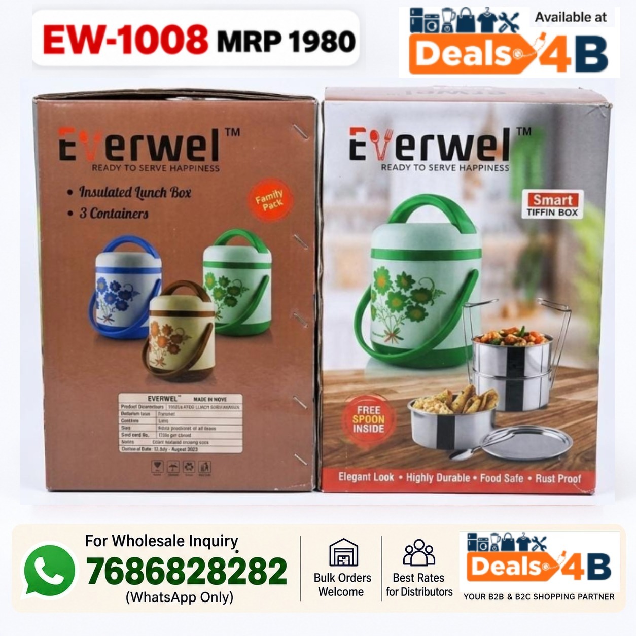 Everwel Stainless Steel Kitchen Utility