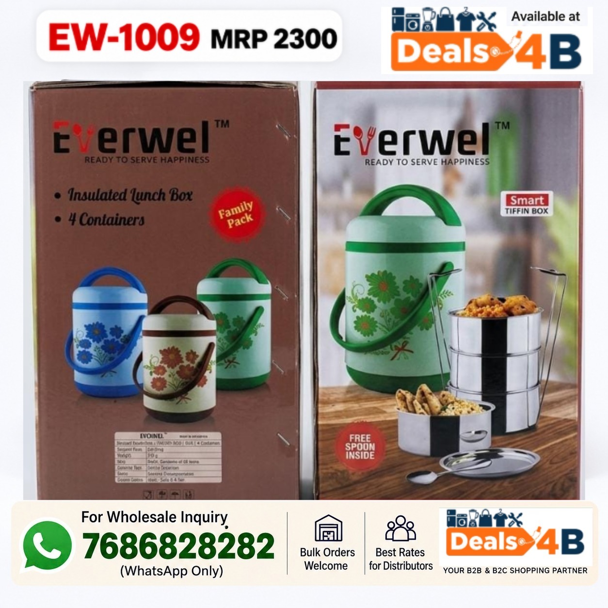 Everwel Stainless Steel Food Container